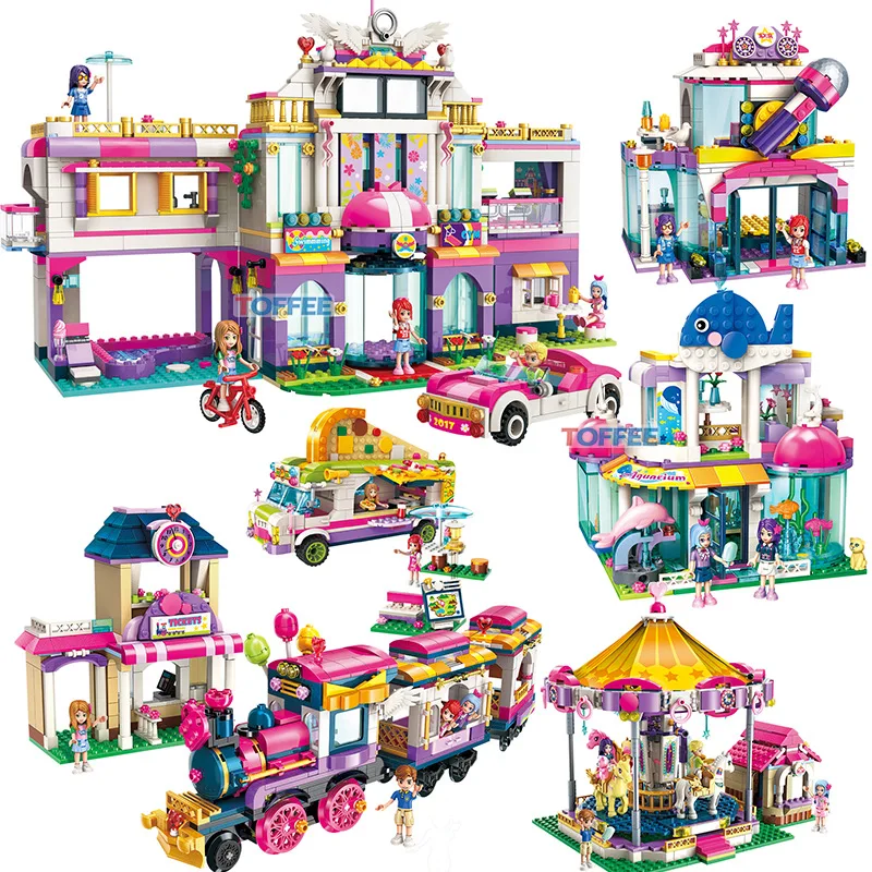 

2019 New Building Blocks Toy Compatible Friends City Girls Fun Holiday Friends Series Bricks Best Birthday Gifts for Children
