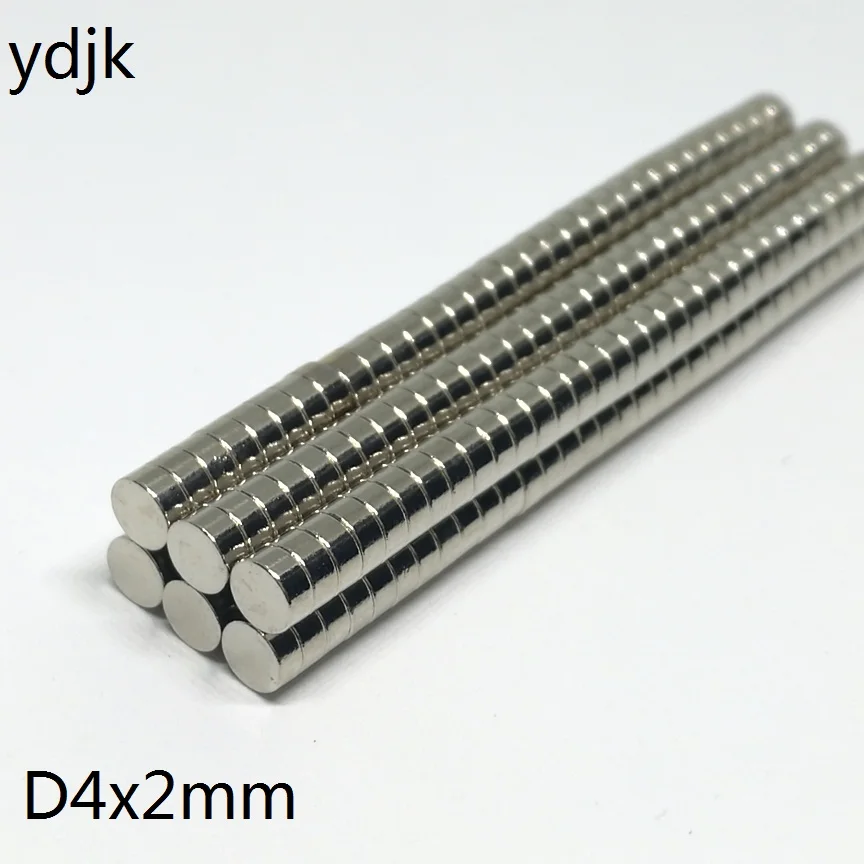 

50PCS/LOT Disc magnet 4x2 mm N35 magnet strong NdFeB magnets 4mm x 2mm neodymium magnet 4*2 mm