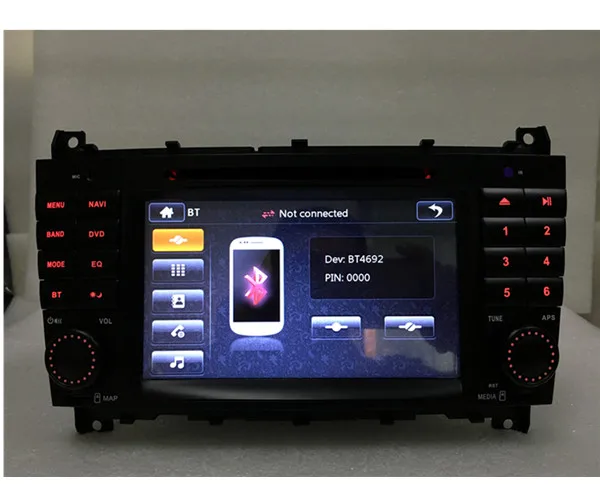 Clearance Wholesale! car radio DVD for Mercedes c lass w203 (2004-2007) CLK W209 (2004-2005) GPS navigation can support WIFI 3G blutooth 9