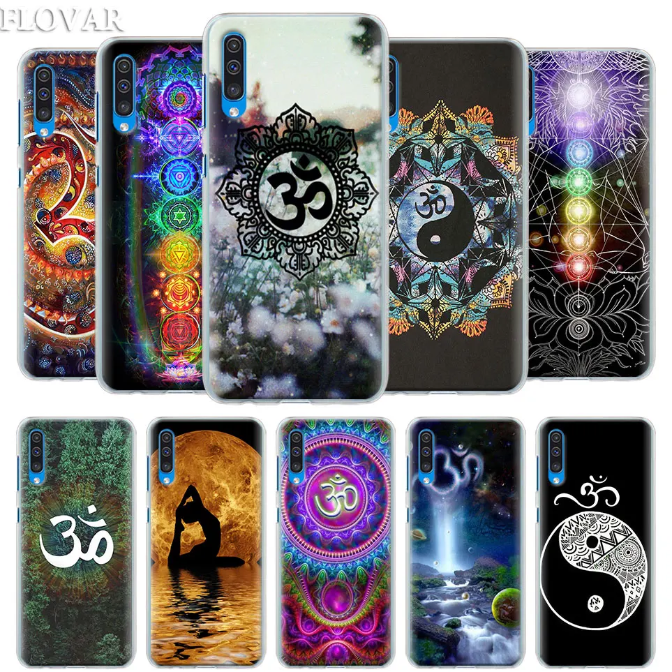 

Aum Om Yoga Case Cover for Samsung Galaxy A30 A40 A50 A70 A6 A8 Plus A7 A9 2018 M30 Phone Case Coque