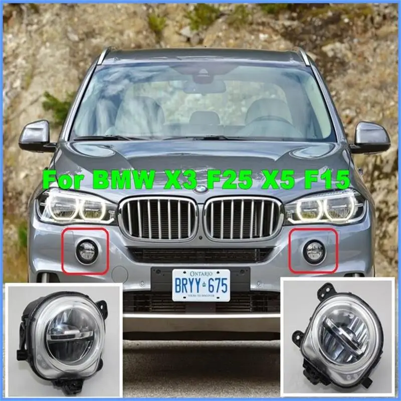 

Free Shipping For BMW X3 F25 X5 F15 2009 2010 2011 2012 2013 2014 2015 2016 New Front Pair LED Fog Light Fog Lamp