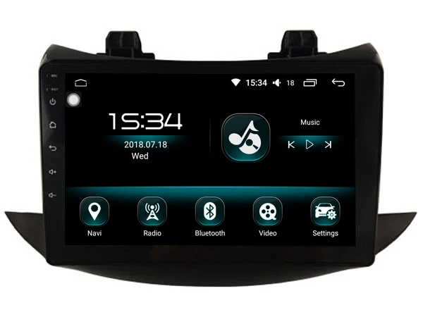 Perfect DSP android 8.1.2 gps navigation for 2017 2018 chevrolet trax Navirider car radio multimedia autoradio tape recorder headunit 3