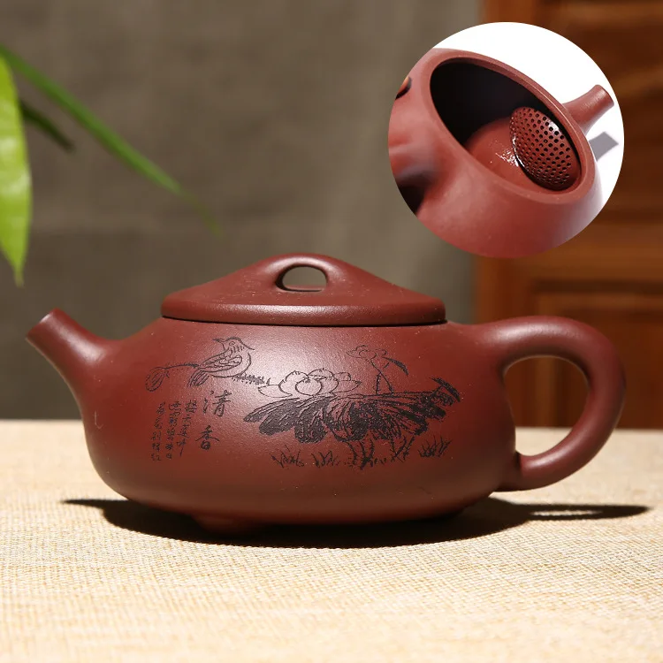 

Shipiao teapot ore Purple mud handmade 188 hole and 9 hole antique teapot with gift box