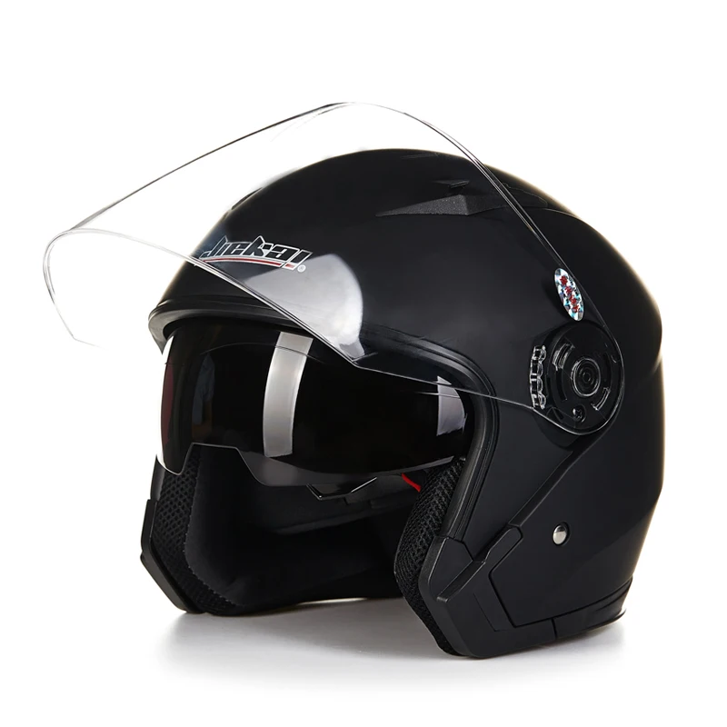 Helmet motorcycle open face capacete para motocicleta cascos para moto racing Jiekai motorcycle vintage helmets with