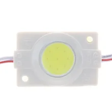 100 шт. DC12V COB Светодиодный модуль ввода 2,4 W рекламные Лайт-Белый/теплая обувь