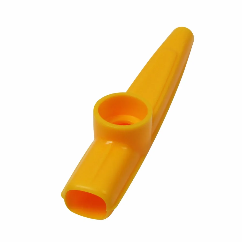 

NEW 1pcs Plastic Kazoo Instrument Harmonica Mouth Flute Ukulele Guitar Partner Kids Party Gift