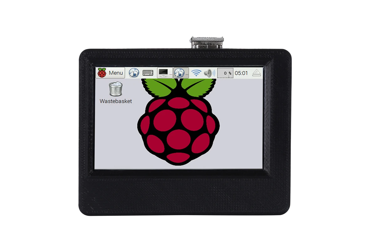 Чехол для Raspberry Pi 3 5 дюйма 800x480 USB HDMI ЖК дисплей сенсорный экран 3D печать с