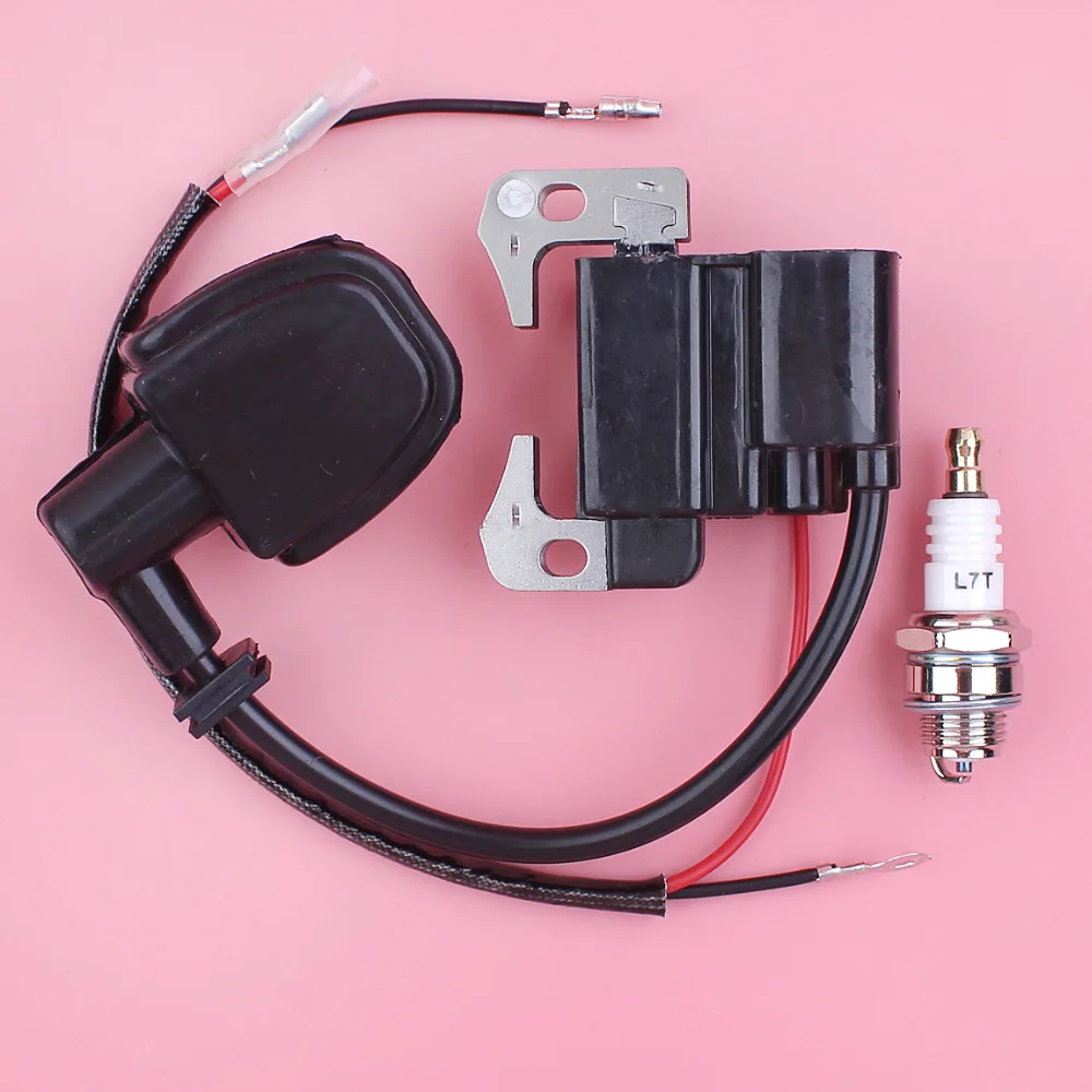 Ignition Coil Module Spark Plug Kit For Robin NB411 EC04 BG411 CG411 Trimmer Brush Cutter Engine Motor Part Ignition Coil Module Spark Plug Kit For Robin NB411 EC04 BG411 CG411 Trimmer Brush Cutter Engine Motor Part