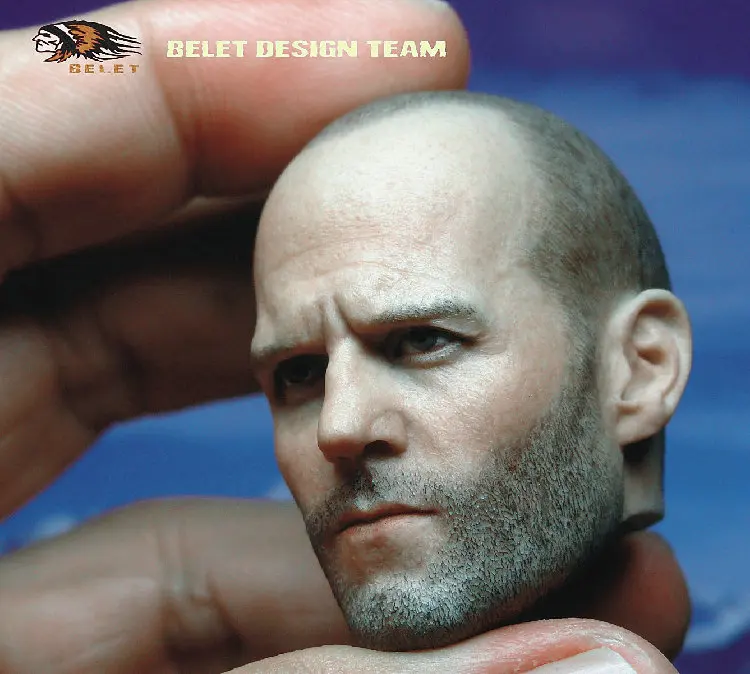 

BELET BT012 Head2.0 1/6 Jason statham HEADPLAY Death squads Tough guy Head