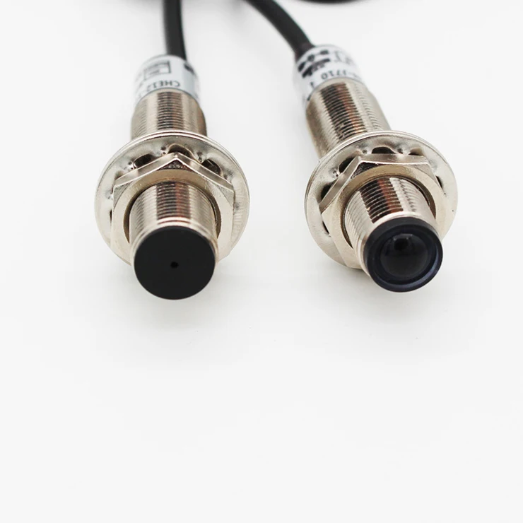 Interruptor fotoeléctrico de rayo láser, sensor infrarrojo npn, E3F-20L/20C1, 20 metros - Imagen 3