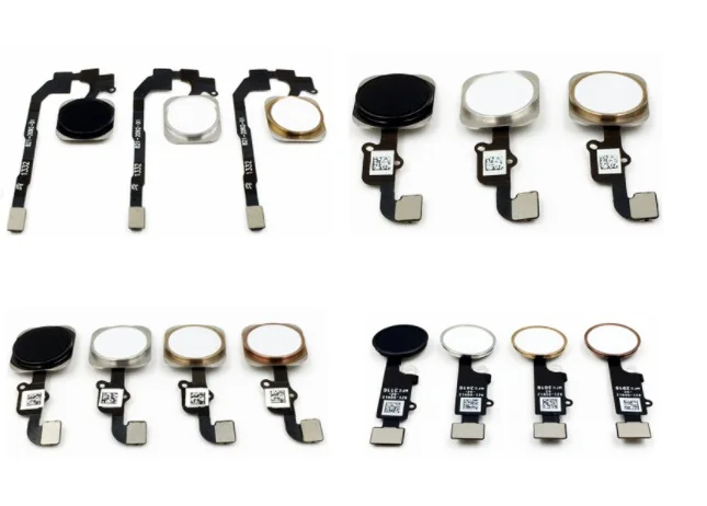 Кнопка Home с гибким кабелем для iPhone 5S 6g 6 6s plus 7g 7 Plus кнопка Flex Assembly 100 шт./лот|flex cable