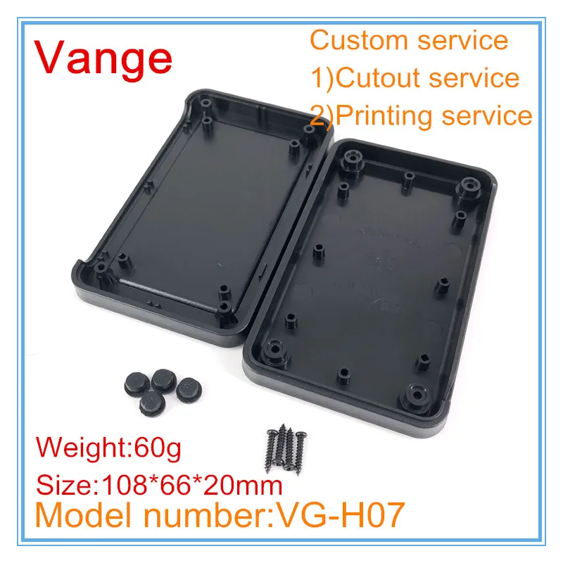 1 шт./лот портативный электронный ящик проекта 108*66*20 мм ABS пластиковые корпусы для устройств diy для Промышленное оборудование управления