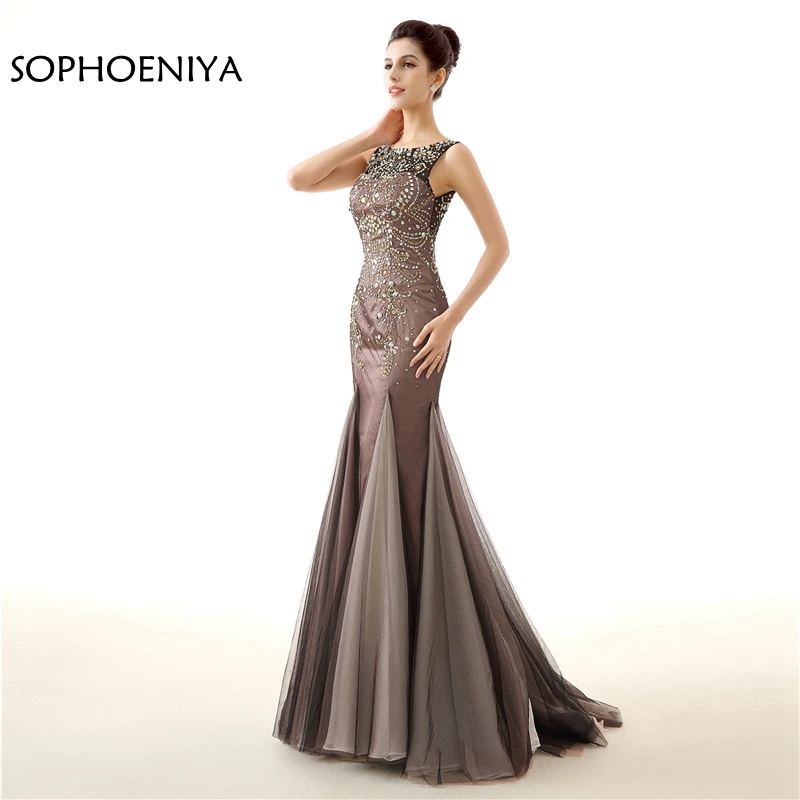 

New Arrival Cap sleeve Mermaid evening dress 2019 Full hand beading ever pretty avondjurk long dresses for prom Formal dress