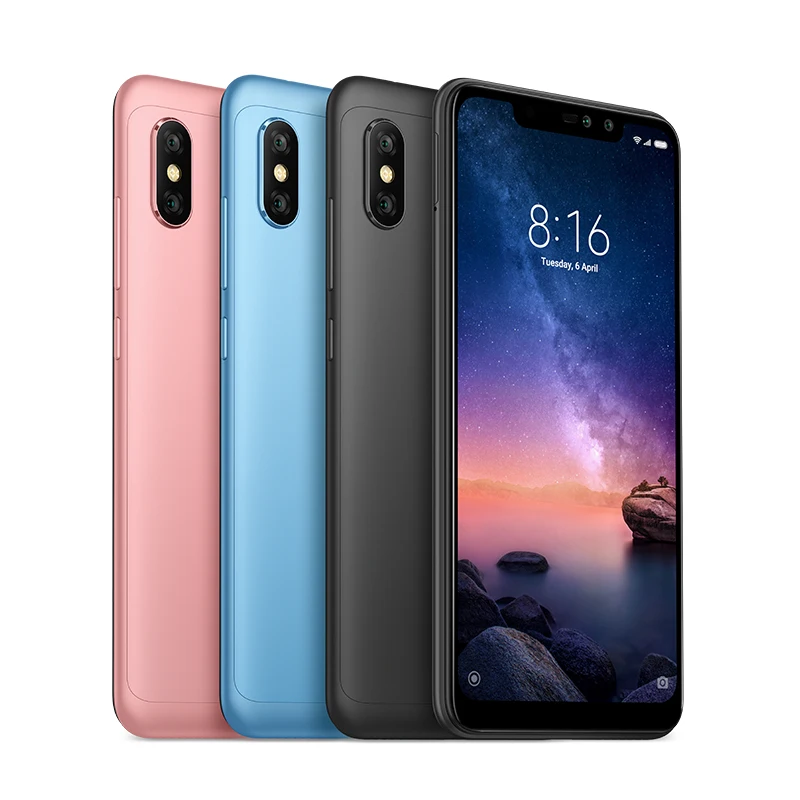 В наличии глобальная версия Xiaomi Redmi Note 6 Pro 3GB 32GB 26 &quotполный экран двойной AI Cam Snapdragon