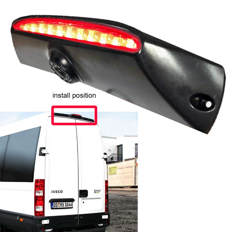 

Night Vision Car Brake Light Rear View Backup Parking Camera for IVECO Daily 4 Gen 2011-2014(Without brake lights) Waterproof