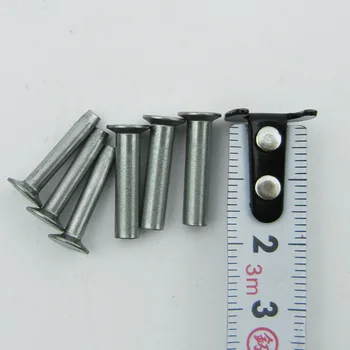 

500sets/LOT Stainless Steel Rivet Hardware Fasteners for Knife Wood Handle Cookware Parts Scrapbook Crafts DIY riveting Tools