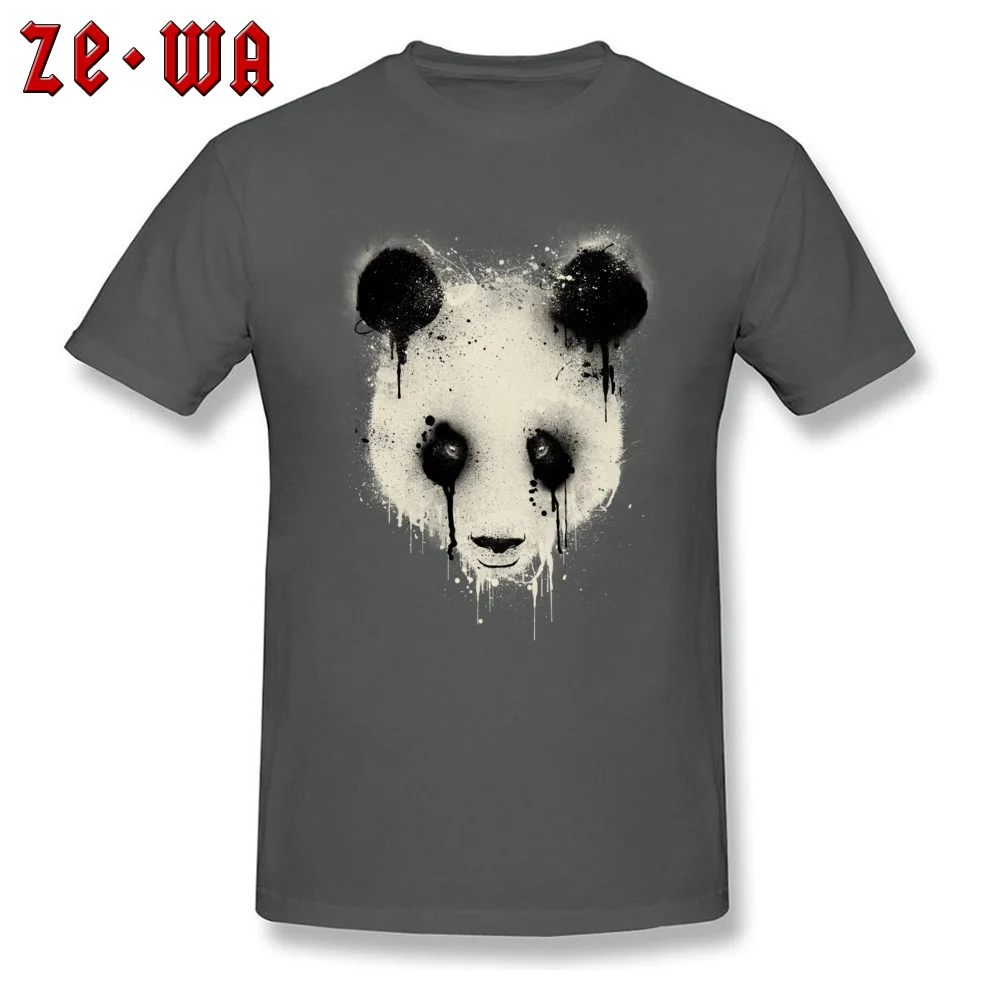 Panda Drip 100% Cotton T-shirts for Men Short Sleeve Customized Tops Shirts Rife Summer Round Collar Tee-Shirt Fashionable Panda Drip carbon