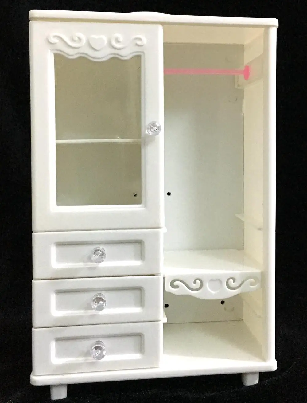 NK один комплект аксессуары для кукол белый шкаф для куклы Барби принцесса Dreamhouse миниатюрная мебель лучший подарок для ребенка