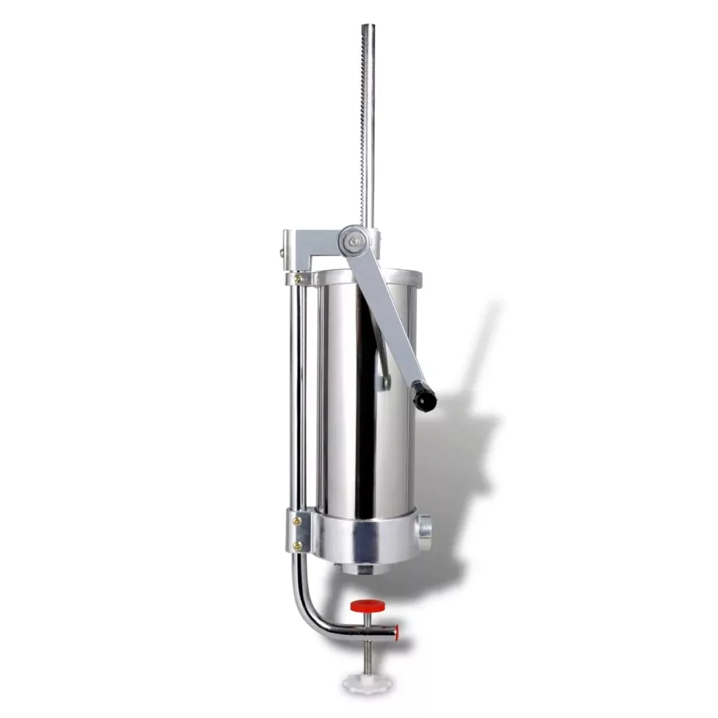  Sausage Filler Salami Meat Making Machine 3.5L Stainless Steel Manual Food Maker Kitchens Restauran - 33032143791