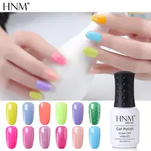 HNM 8 мл Лак для ногтей 194 цветов выбор великолепного цвета лак для ногтей Vernis полуперманентное верхнее покрытие Базовое покрытие лак es гель лак