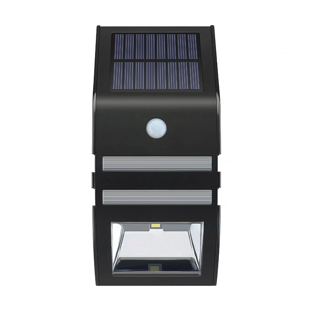 

Solar Wall LED Lamp 2 Pack Solar Lamp Outdoor Motion Detector Automatic Feed Solar Energy Ideal for stairs, aisles, terraces