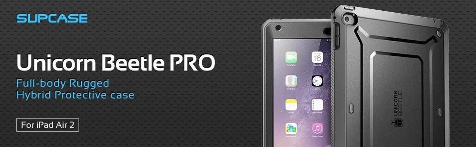 Для ipad Air 2 Чехол SUP чехол UB Pro полный корпус прочный двухслойный Гибридный защитный чехол со встроенной защитой экрана для Air 2