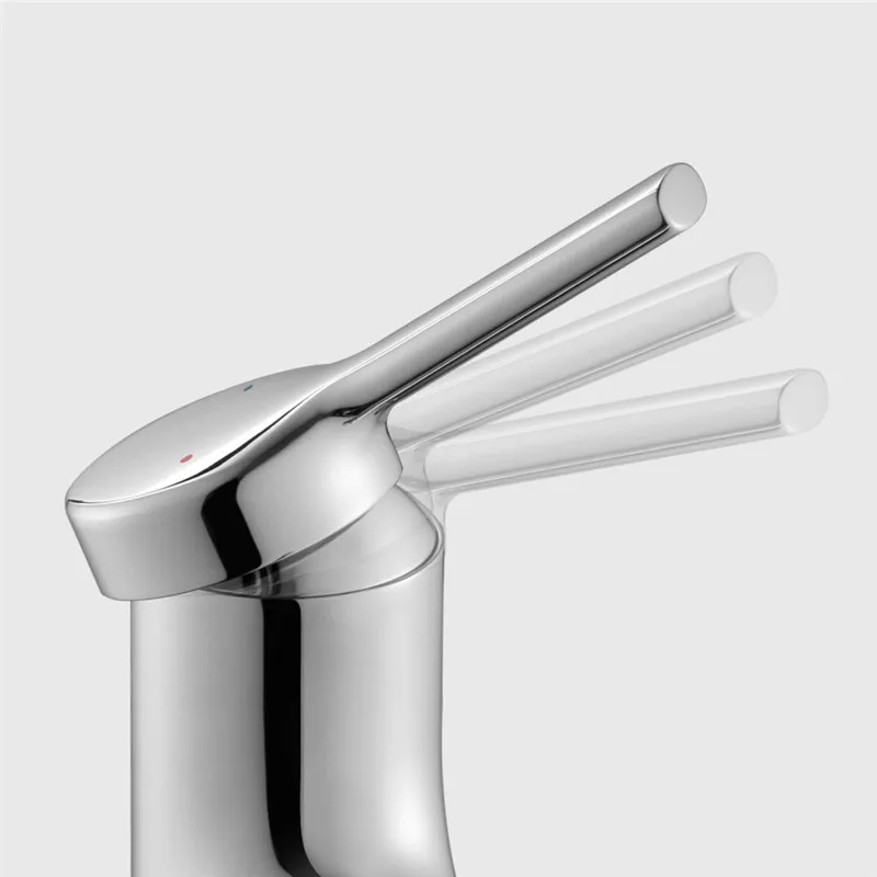  DABAI Bathroom Basin Sink Faucet w/ Pull Out Rinser Sprayer Gargle Brushing 2 Mode Mixer Tap Cold &