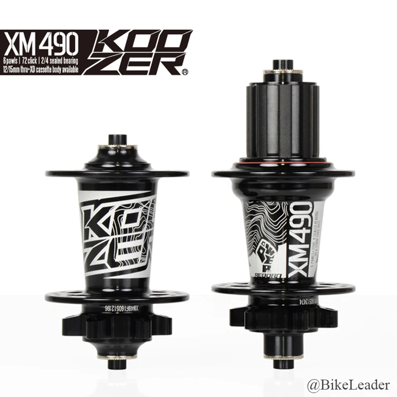 Koozer XM490 герметичный подшипник MTB DH XC концентраторы для горного велосипеда 28 32 36 отверстия дисковый тормоз 15 12 142 мм через ось QR XD велосипедная ступица