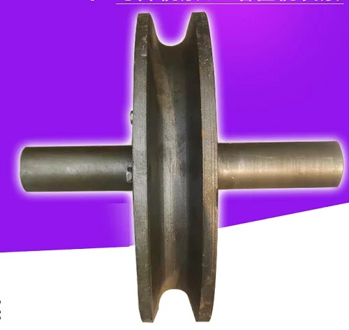 2T--8T 1-2-3-wheel lifting wheel pulley block roller steel wire rope chain hoist crane material ha |