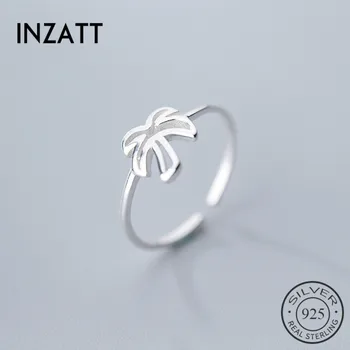 

INZATT Real 925 Sterling Silver Hollow Tree Opening Ring For Interesting Women Creative Party Punk Fashion Jewelry 2019 Gift