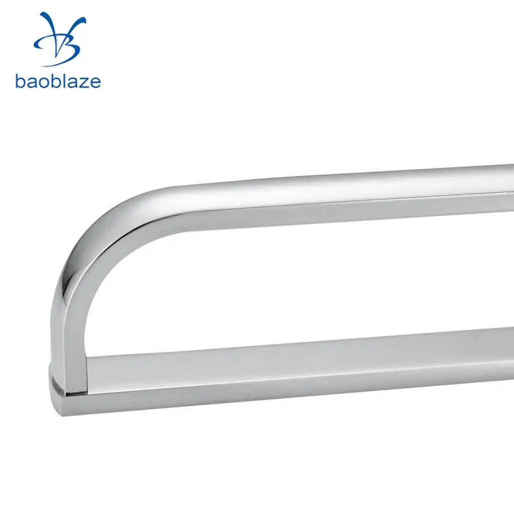 Wall Bathroom Full Copper Toilet Simple Towel Bar Towel Rack 57cm Chrome