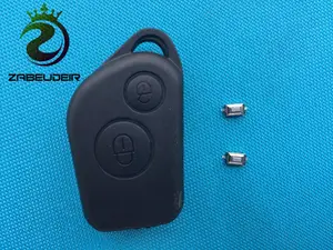 2 Tasten Remote Auto Schlüssel Shell Key Case Cover 2 Mikroschalter Fit für  Peugeot 106 206 306 Ersatz Shell Cover