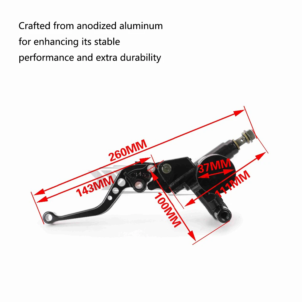 Аксессуары с ЧПУ Рычаг Ручка гидравлический клатч главный цилиндр тормозного насоса мотогонок универсальный для HONDA Yamaha Kawasaki