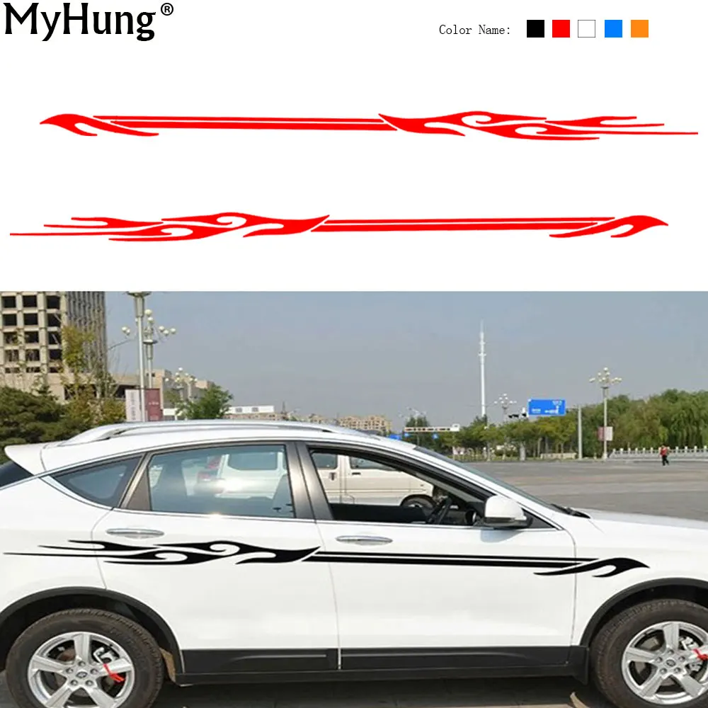 Buy 2pcs Car Body Sticker For Cars Vinyl Decal For