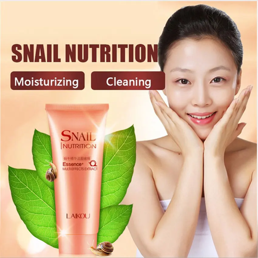 Facial Snail Essence Cleansing Gel Deep Clean Shrink Pores Whitening