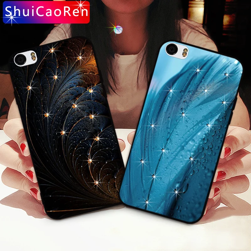 

Luxury Silicone Cases For XiaoMi Mi5 Mi 5 5C 5S Plus Glitter Diamond Shell Back Cover For XiaoMi Mi 5X / A1 Rhinestone Case
