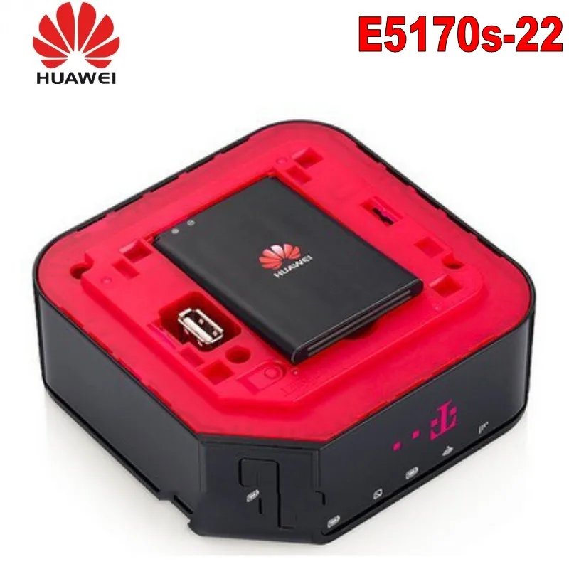 Разблокированный huawei E5170 E5170s-22 4G LTE мобильный wi-fi-роутер Hotspot 4G Портативный беспроводной модем маршрутизатор Wi-Fi PK E5180