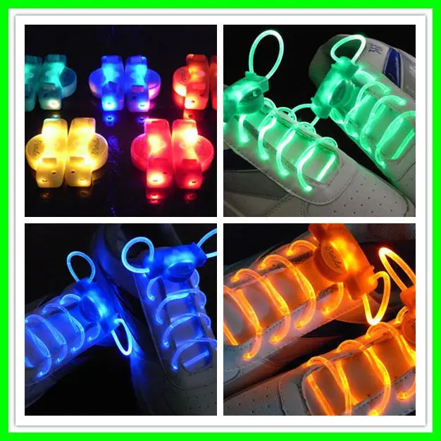 

2018 New Arrival Led Flash Shoelace 80cm Length Skating Boot String Creative Birthday Gift Sneaker Rope Lace 10 Pairs On Sale