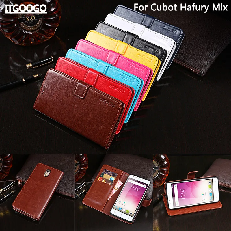 Case For Cubot Hafury Mix Case Cover High Quality Flip Leather Case For Cubot Hafury Mix Cover Capa Phone bag Wallet Case