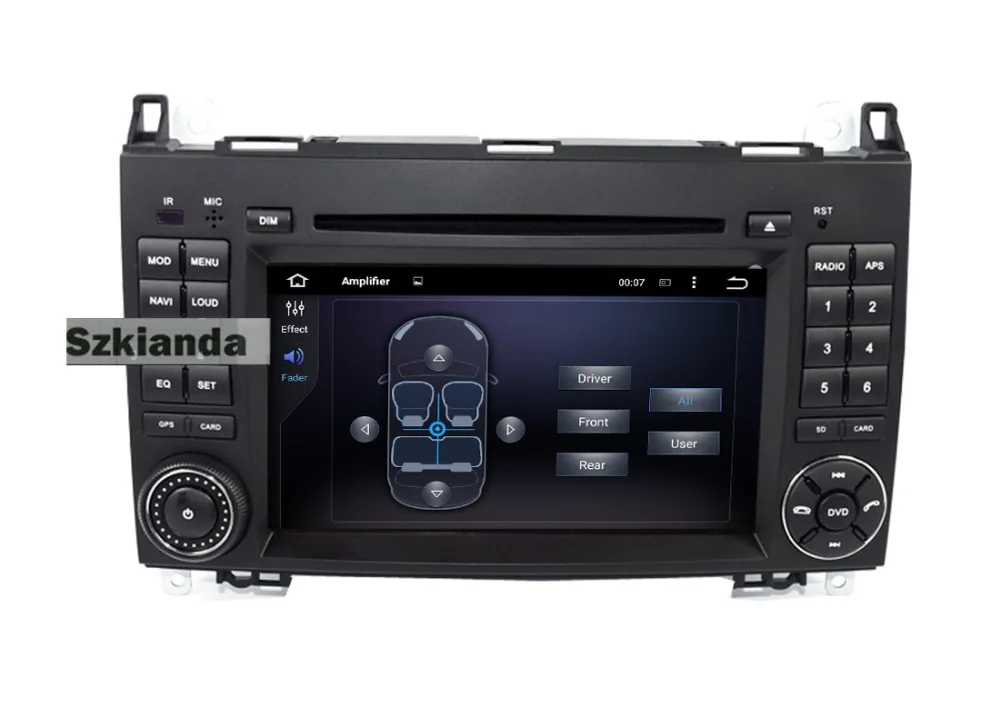 Discount 7 inch HD Android 7.1 Car DVD Player for Mercedes-benz B200 W169 A160 Viano Vito GPS NAVI RADIO BT built-in 4G wifi dvr Free map 3