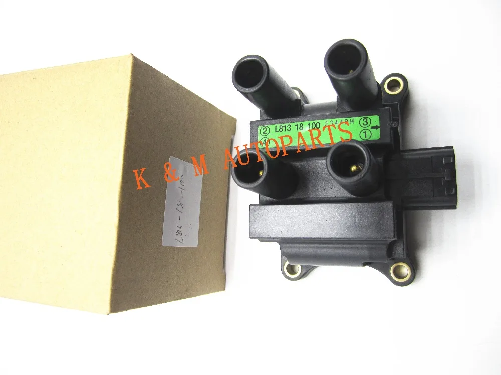 TOP quality Ignition Coil pack L813 18 100 L81318100 FOR For Mazda 2 ...