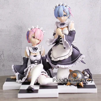 

Re:Zero Starting Life in Another World Rem Ram 1/8 Scale PVC Figure Collectible Model Toy