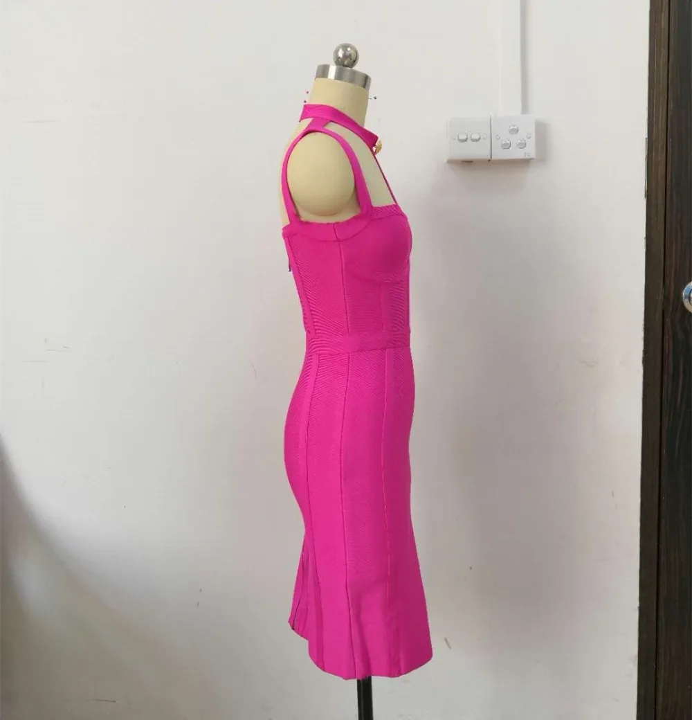 Big Promo MGDy9 New Arrival Summer Style Sexy Cut Out Button Bandage Dress 2020 Celebrity Designer Evening Fashion Dress Vestidos Big Promo MGDy9 New Arrival Summer Style Sexy Cut Out Button Bandage Dress 2020 Celebrity Designer Evening Fashion Dress Vestidos