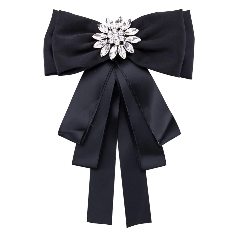 

meidi Korean Canvas Bow Brooches for Women Large Bowknot Brooch Pin Corsage Fashion Jewelry Winter Accessories Gifts