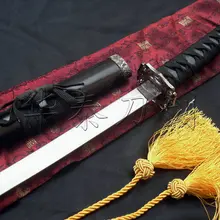 S2634 MASHIRO HAKUOKI Okita Souji самурайский меч Блестящий Белый хабучи лезвие 40,3"