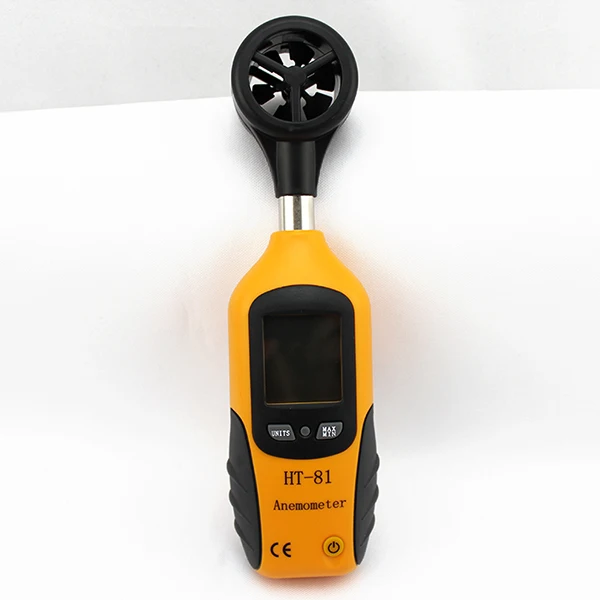 

XINTEST HT-81 Pocket High Sensitive Anemometer Digital LCD Display Hand-held Wind Speed Gauge Meter Measure Thermometer