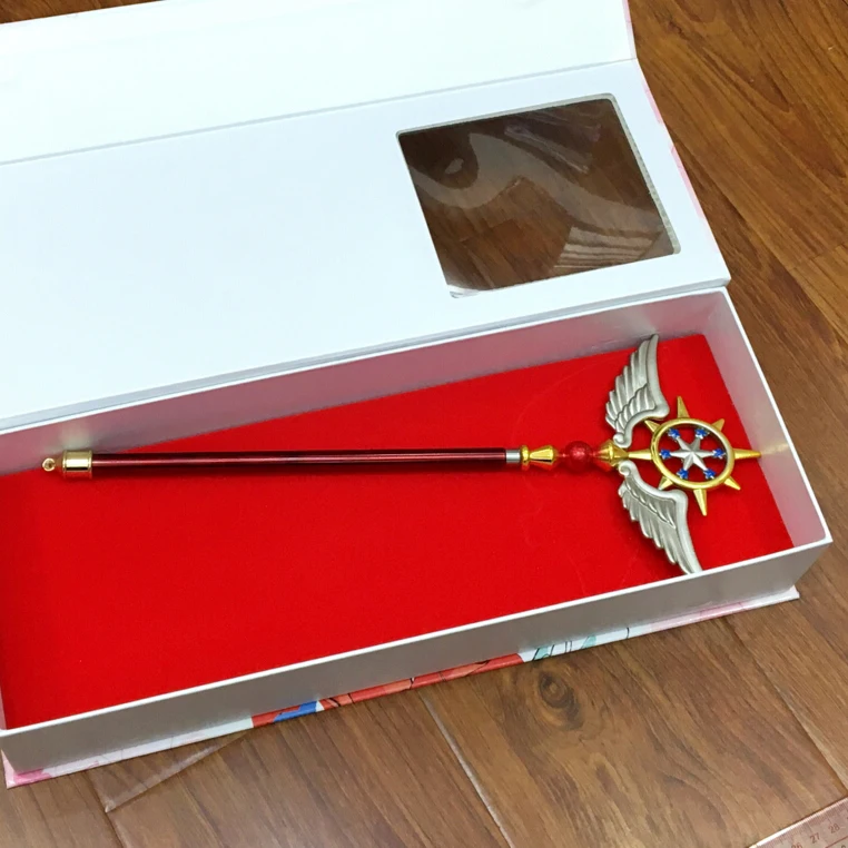 Cardcaptor Sakura Card Porp Kinomoto Captor Sakura Birdhead Star Magic Stick палочка телескопическая палочка косплей подарок