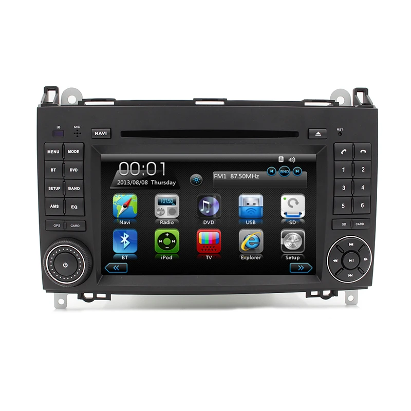 Free Shipping Car DVD Player Autoradio GPS Navigation for Mercedes A Class B Class with Ipod
