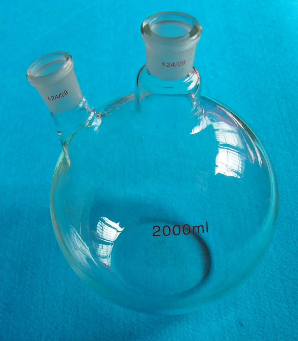 Стеклянная колба с плоским дном 2 л 2000 мл 24/29 шт.|flask sale|flask refillflask |