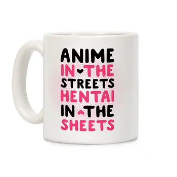 

Anime In The Streets Hentai In The Sheets White 11 Ounce Ceramic Coffee Mug